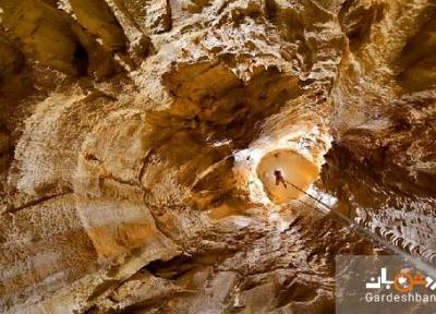 غار پرآو کرمانشاه؛ رازآلود ترین و خطرناک ترین غار ایران، عکس