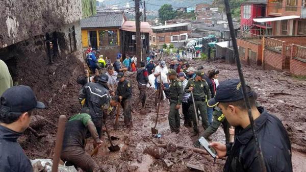 11 کشته بر اثر رانش زمین در کلمبیا